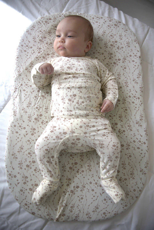 TWO-PIECE FOOTIE SET / Posies