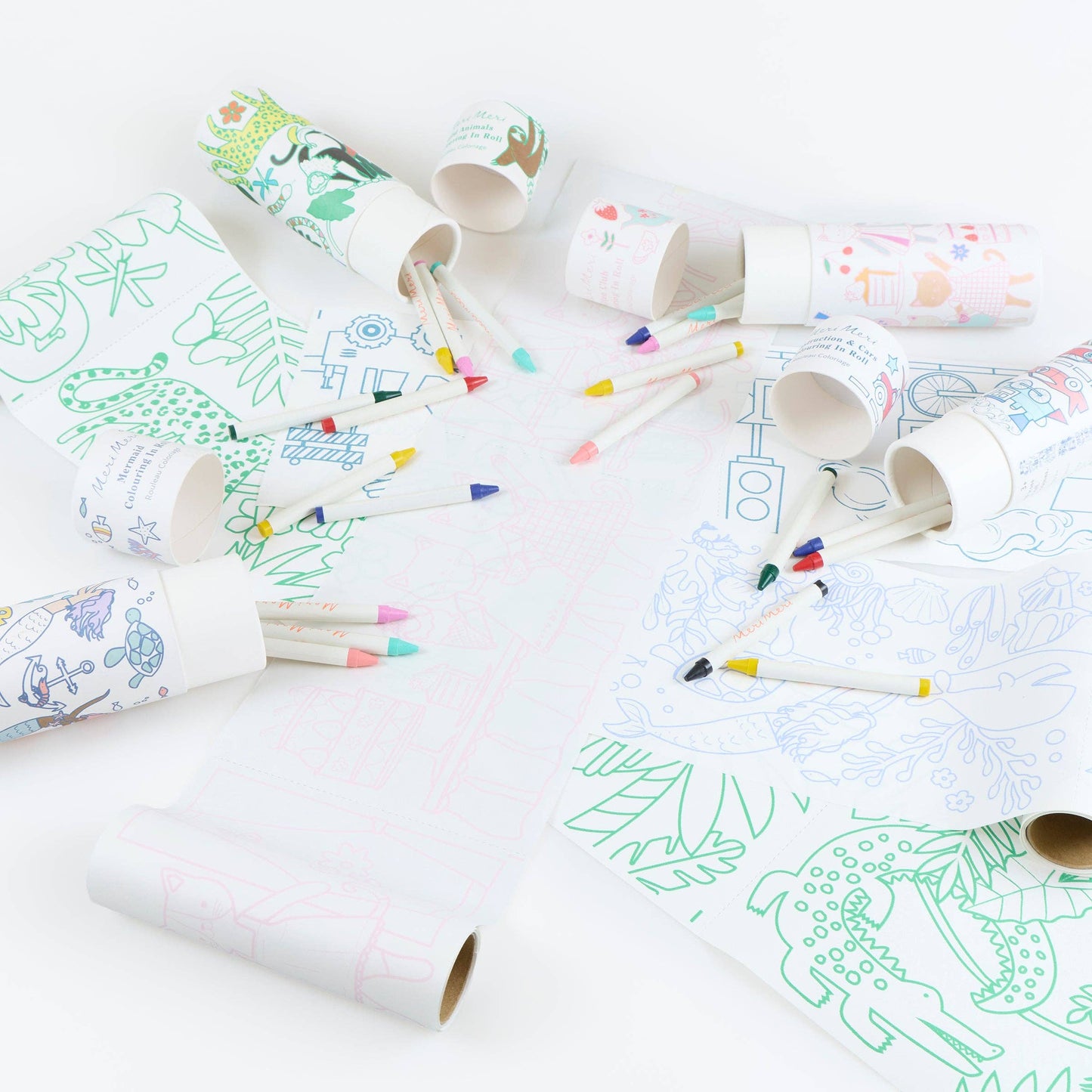 Mermaid Colouring Roll