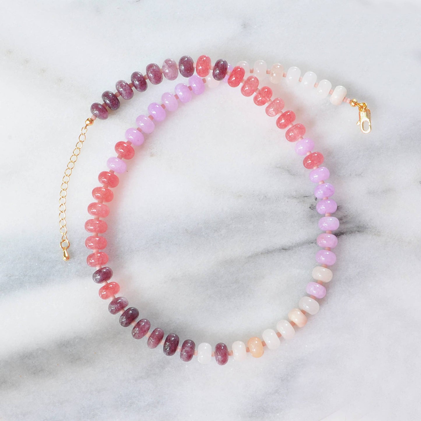 DOWN THE SHORE Chunky Candy Gemstone Necklaces: Cape May