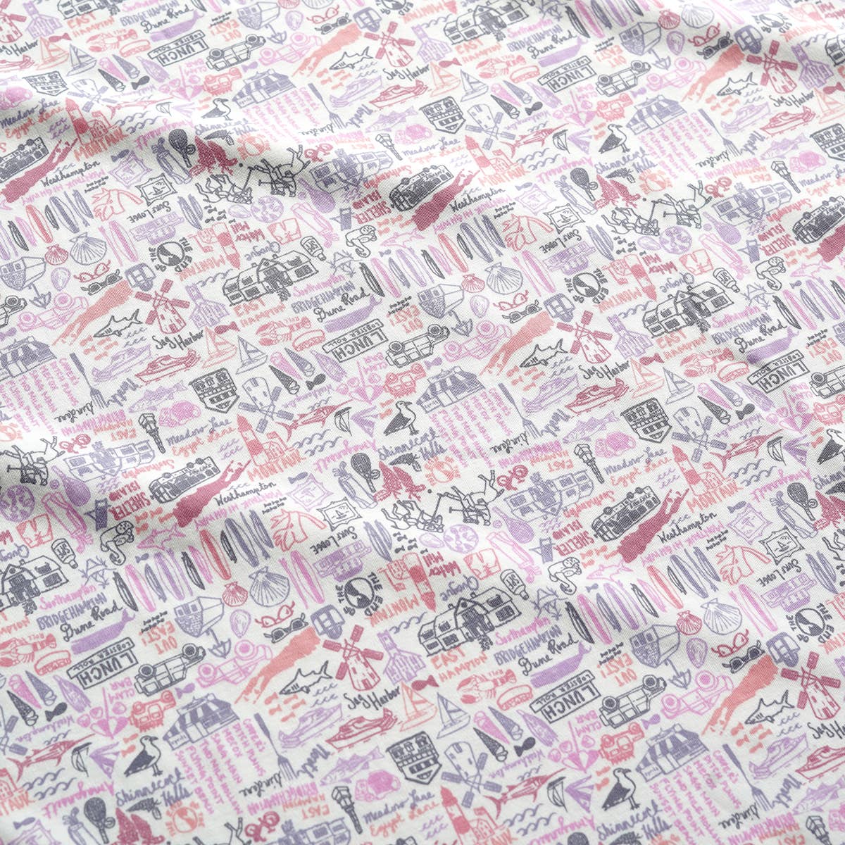 Hamptons Two Piece Kids Pajamas: Sunset Pink
