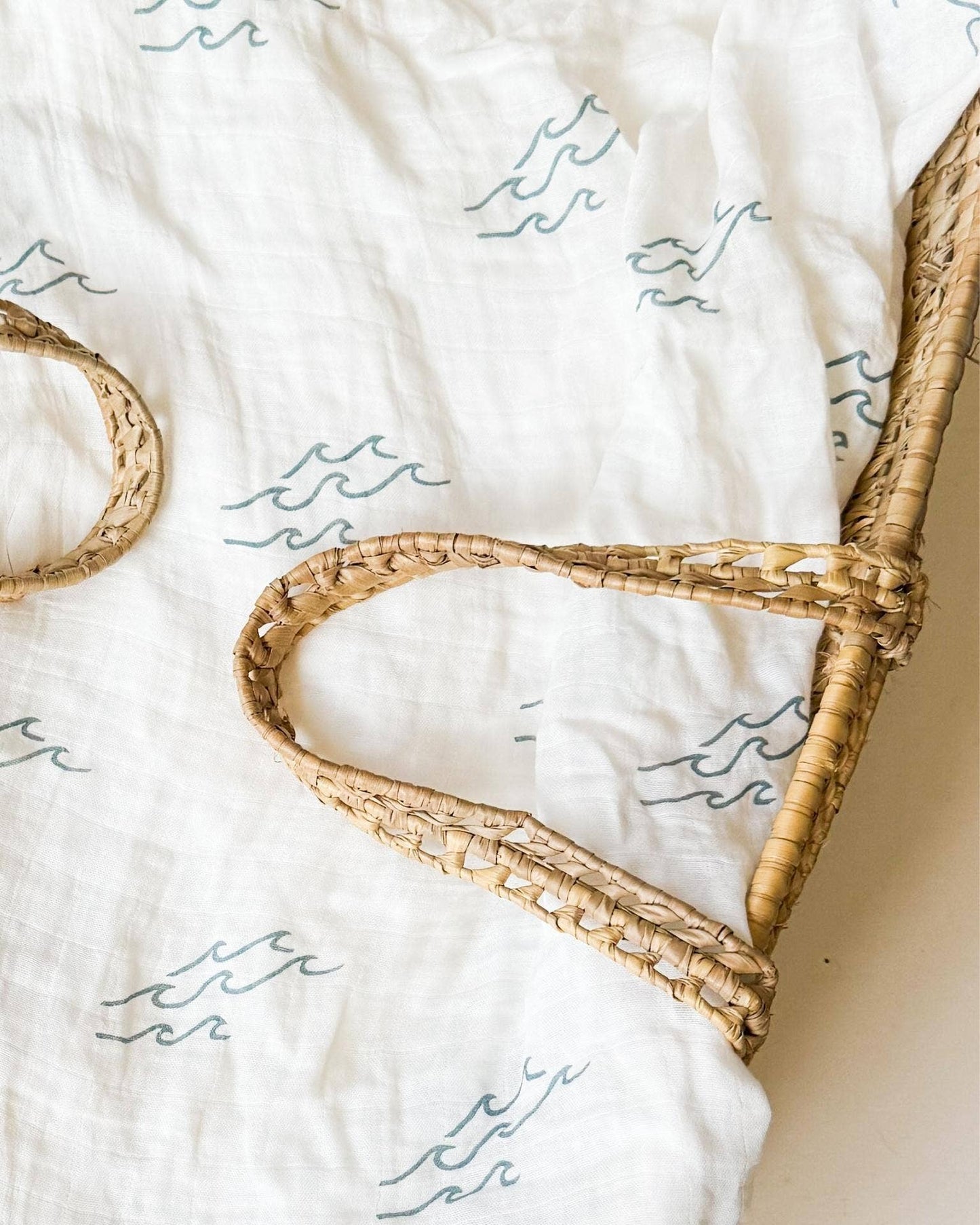 Organic Wave Baby Swaddle