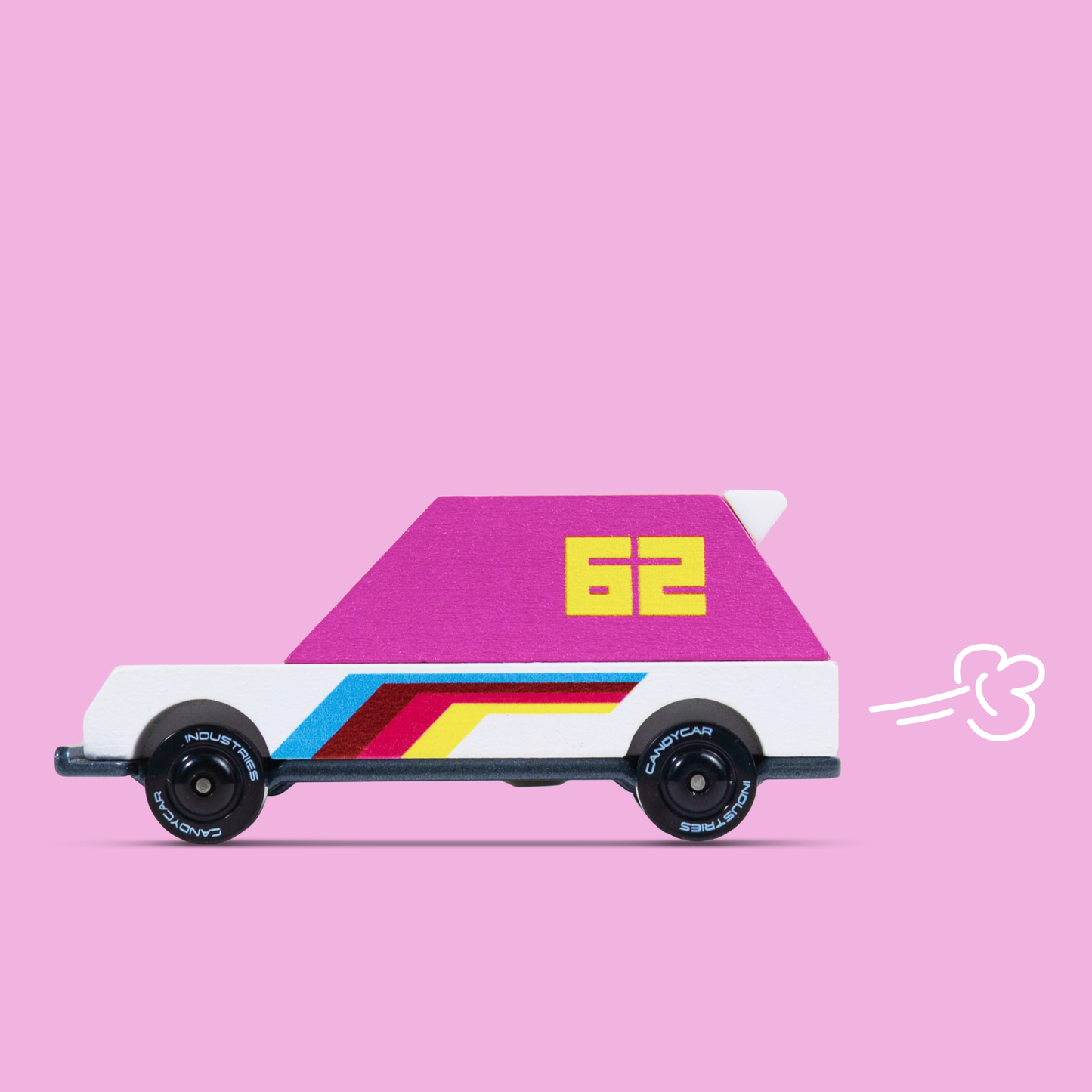 Candylab Toys - Pink Racer 62 TOONS™ Car