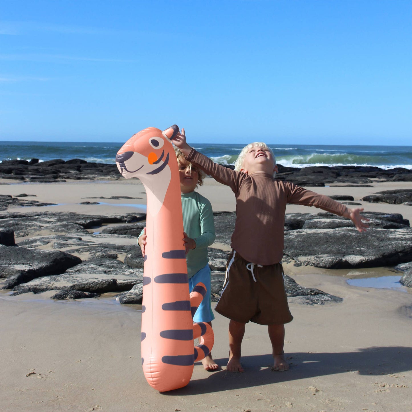 Sunnylife - Kids Inflatable Noodle Tino the Tiger Clay Set of 2