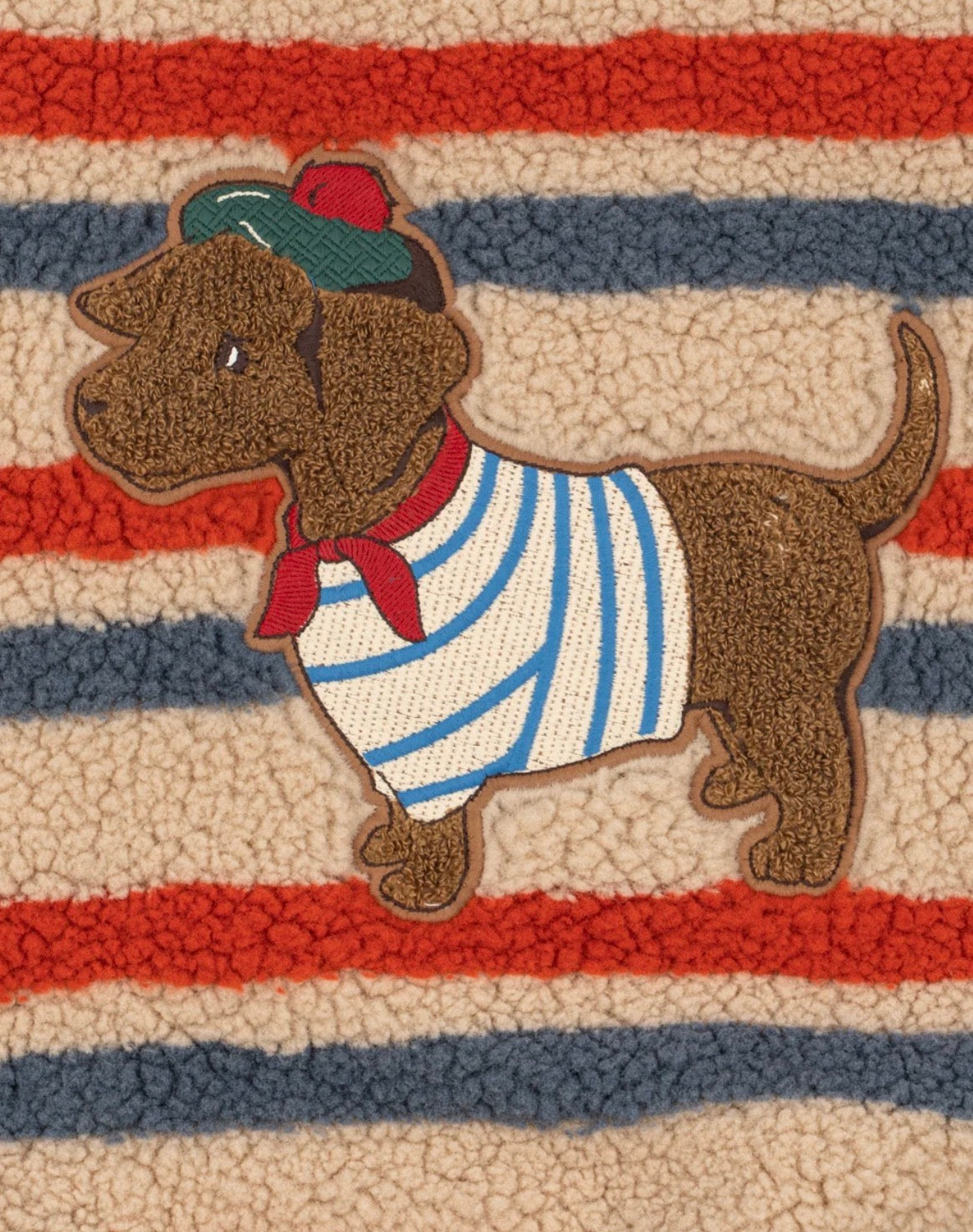 Jody Teddy Jacket - Tangerine Stripe