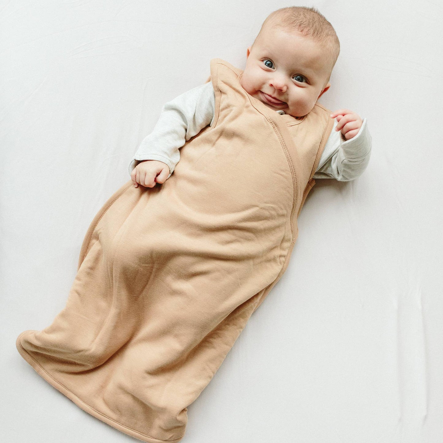 Viscose Bamboo + Organic Cotton Sleepbag - Sandstone