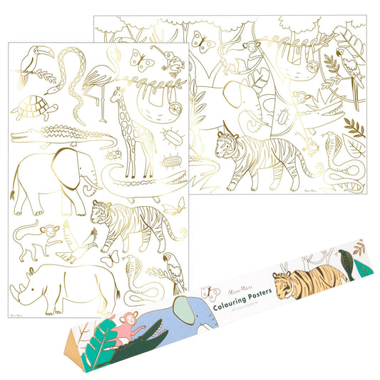 Jungle Colouring Posters
