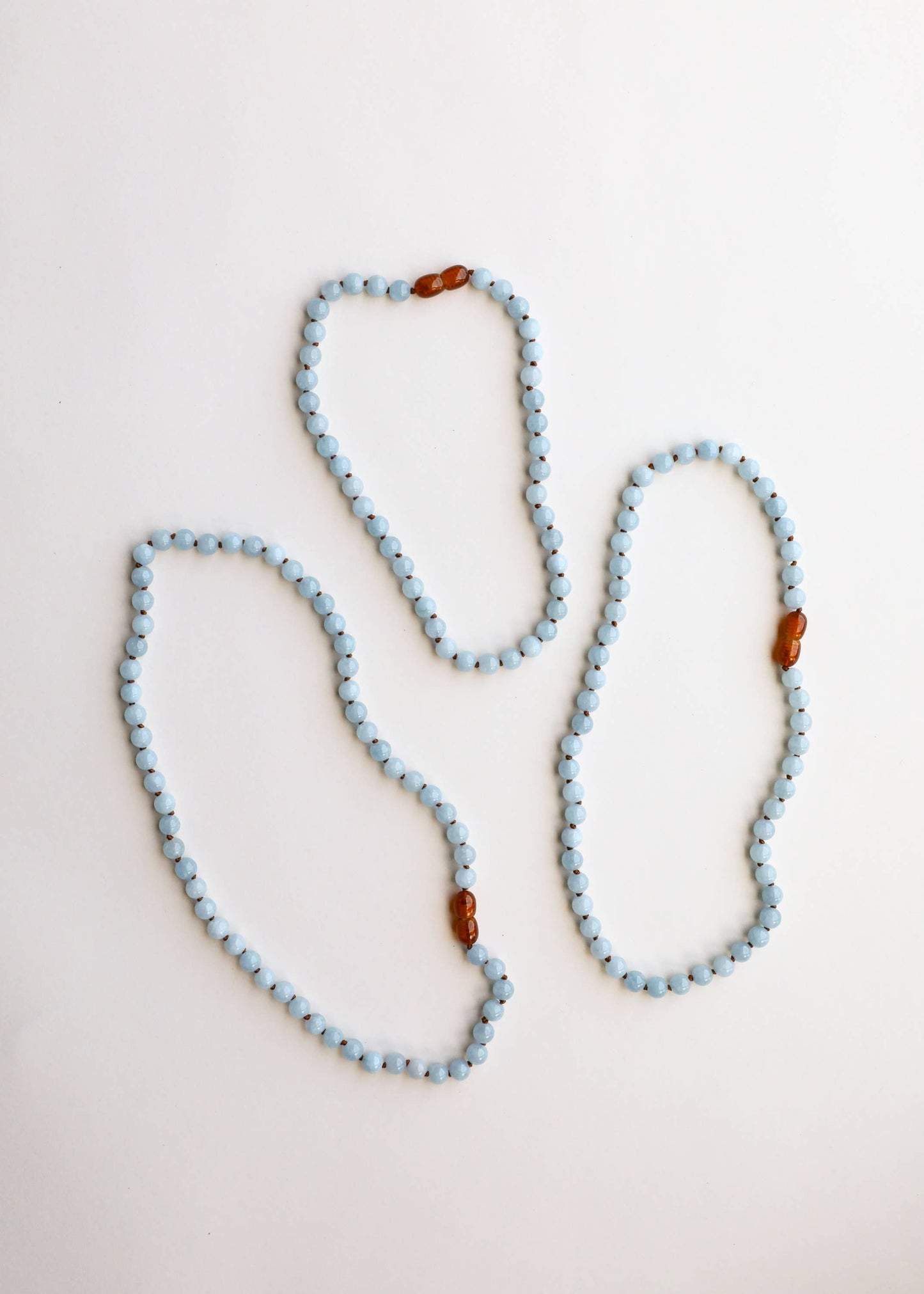 Pure Gemstone + Aquamarine || 13" Necklace