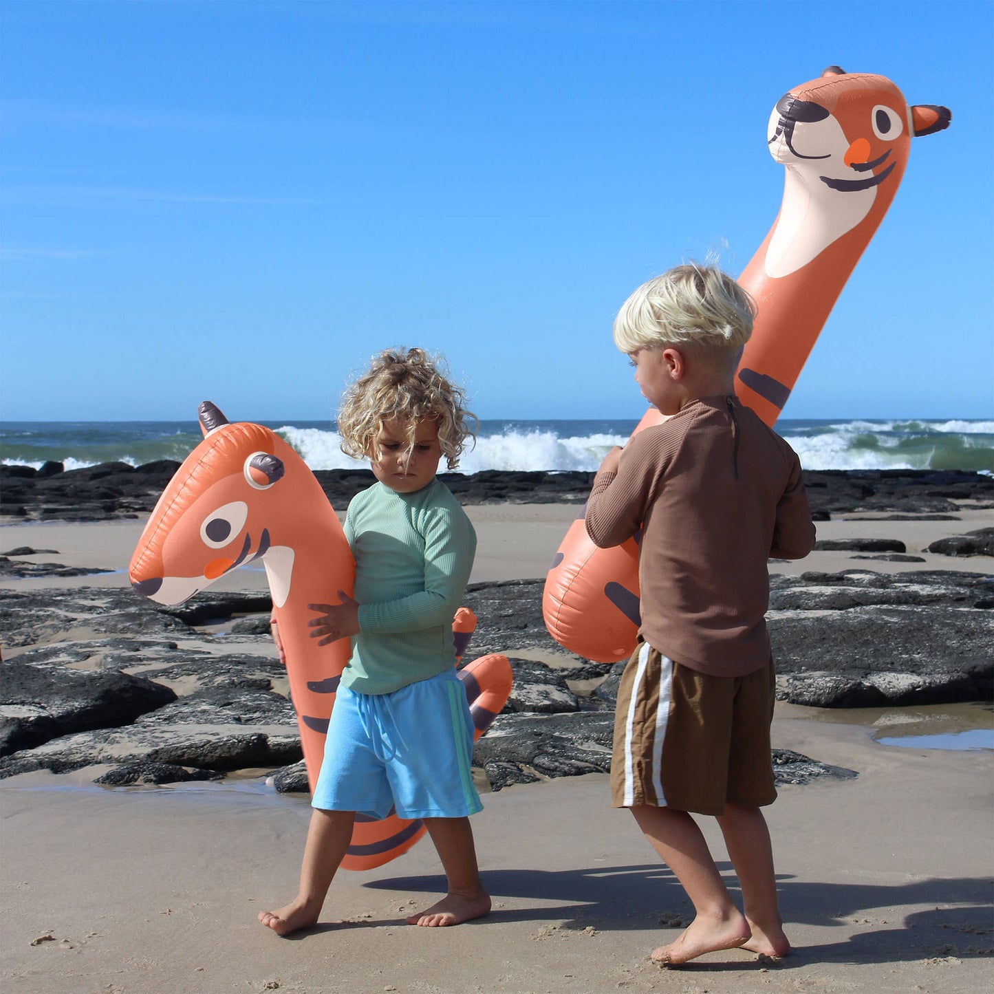 Sunnylife - Kids Inflatable Noodle Tino the Tiger Clay Set of 2