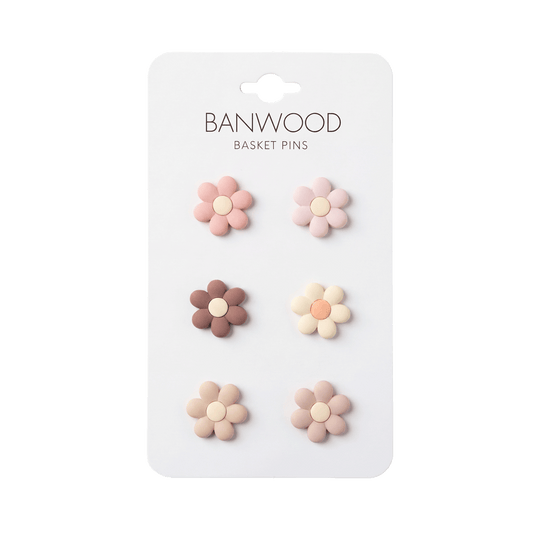 BANWOOD BASKET PINS - FLOWER