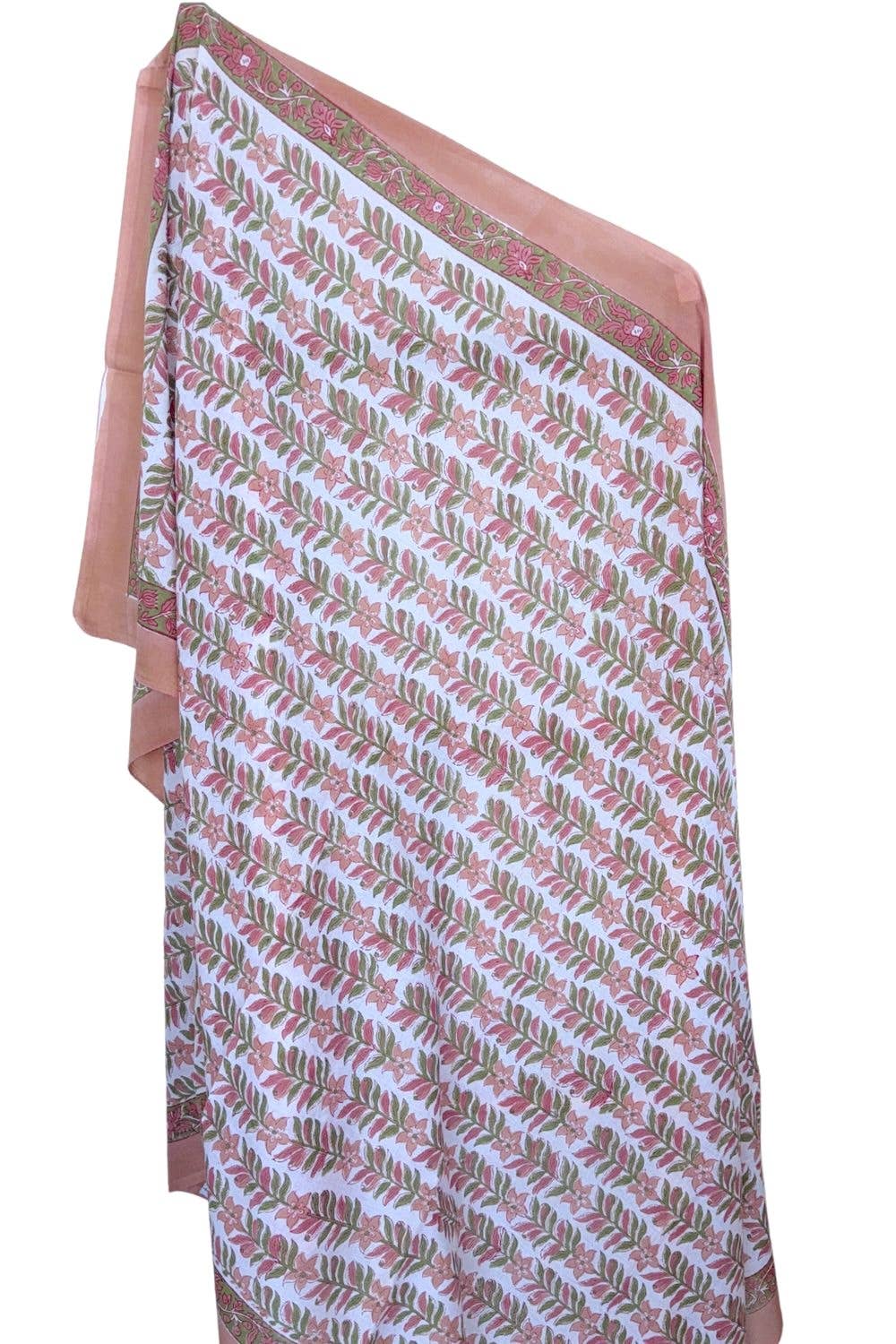 The Fox and The Mermaid - Block Printed Cotton Sarong
