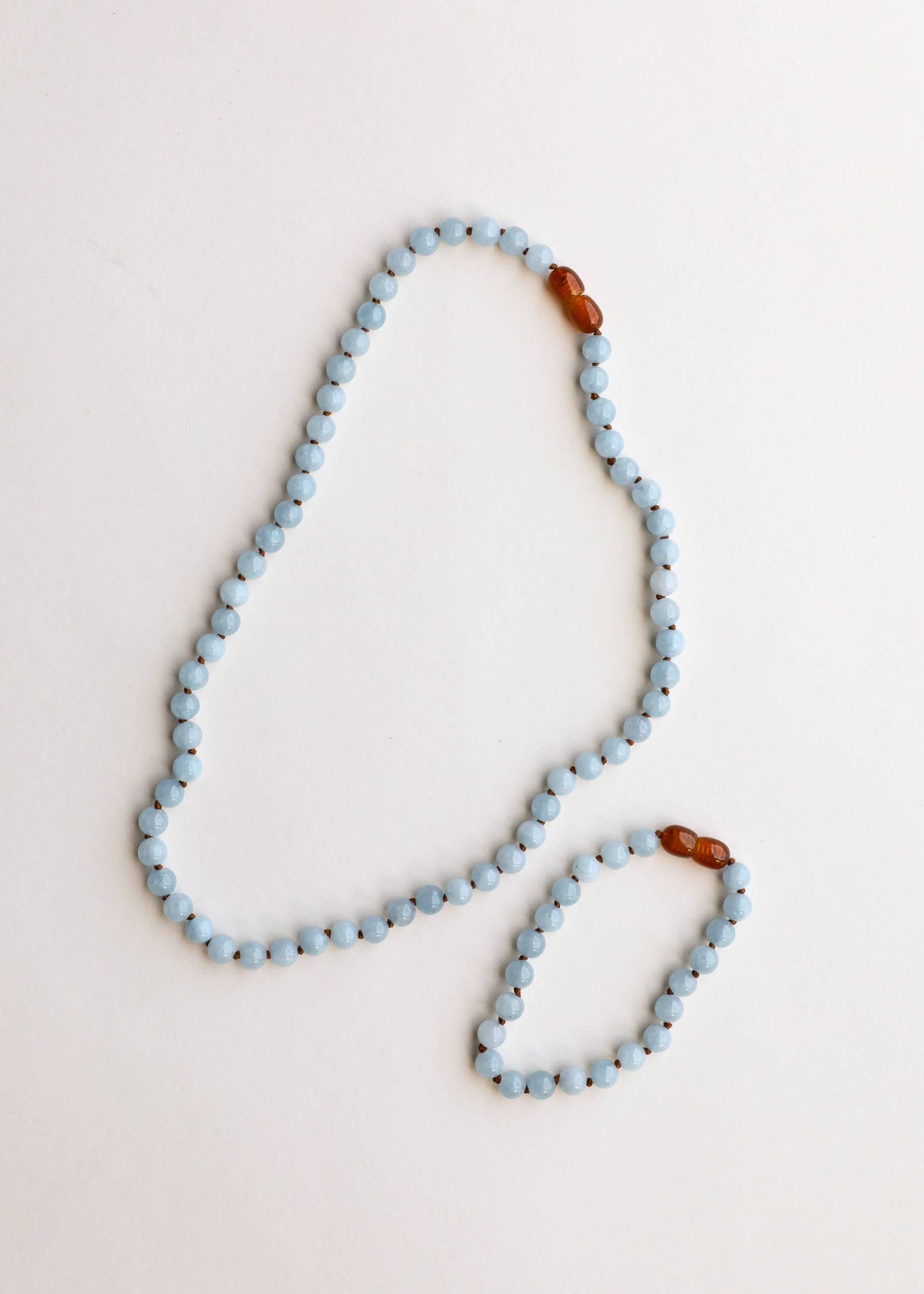Pure Gemstone + Aquamarine || 13" Necklace