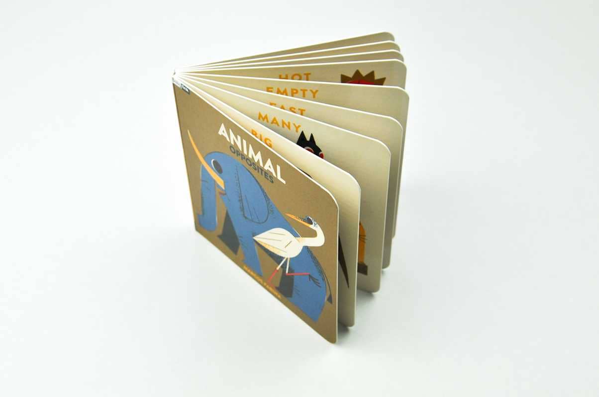 Animal Opposites by Marcos Farina: Board Book