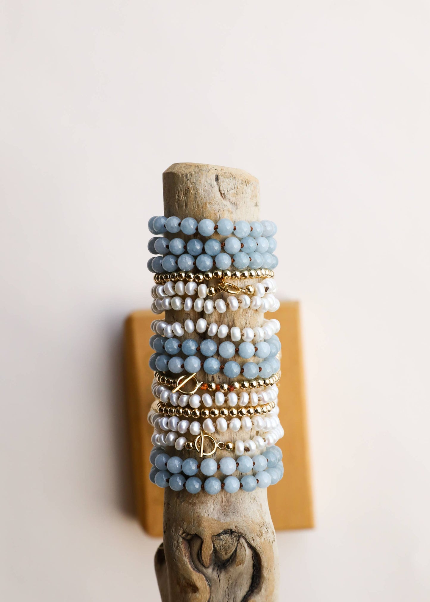 Pure Gemstone + Aquamarine || 13" Necklace
