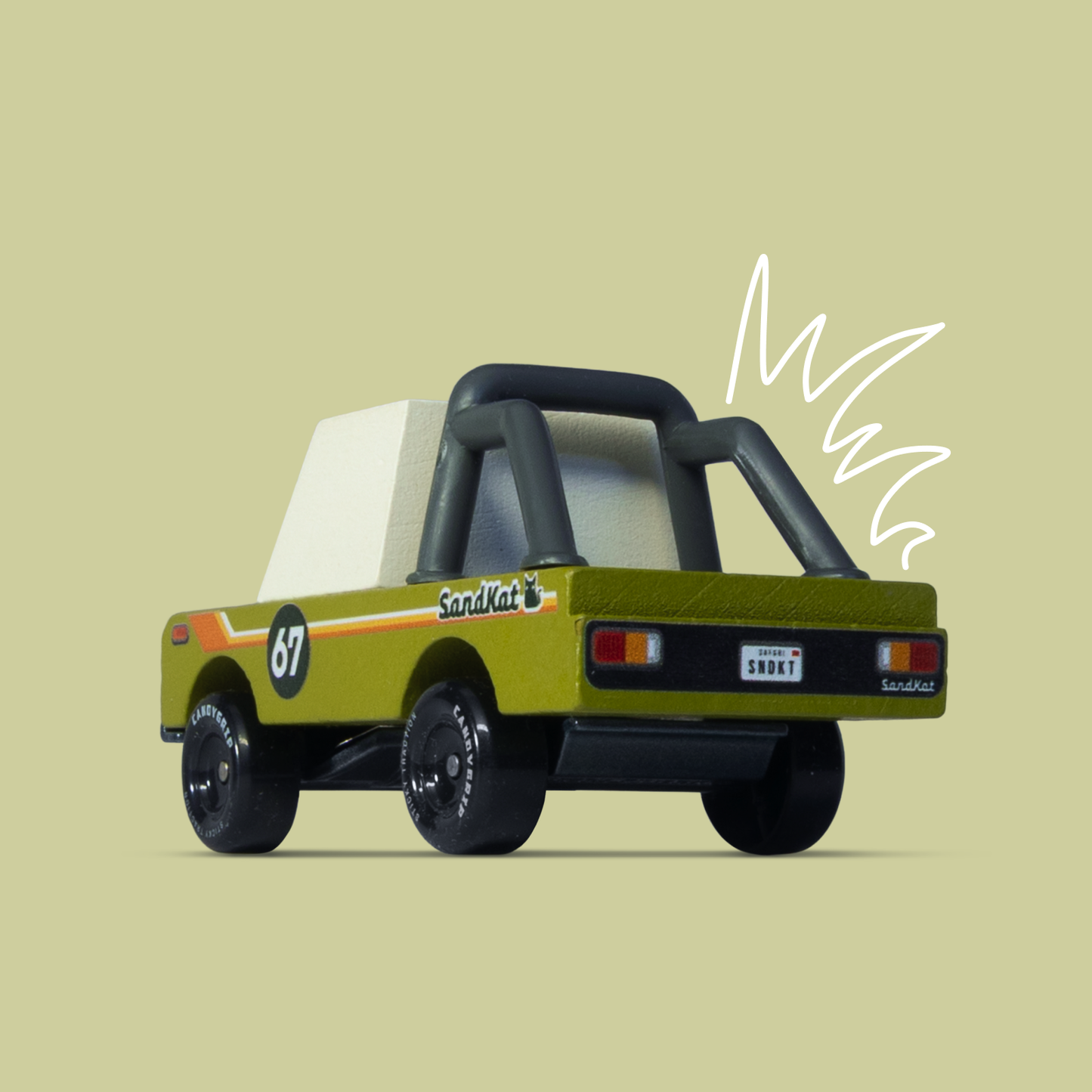 Candylab Toys - Sandkat TOONS™ Car