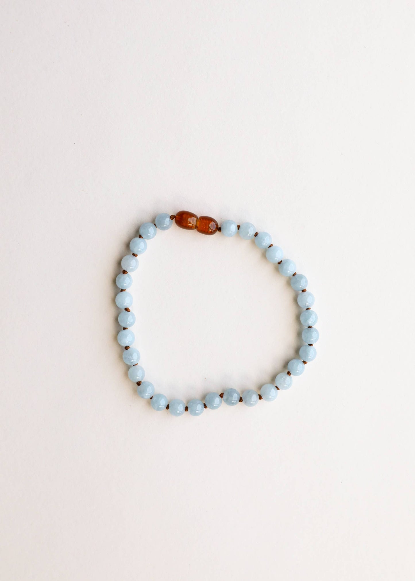 Pure Gemstone + Aquamarine || 13" Necklace