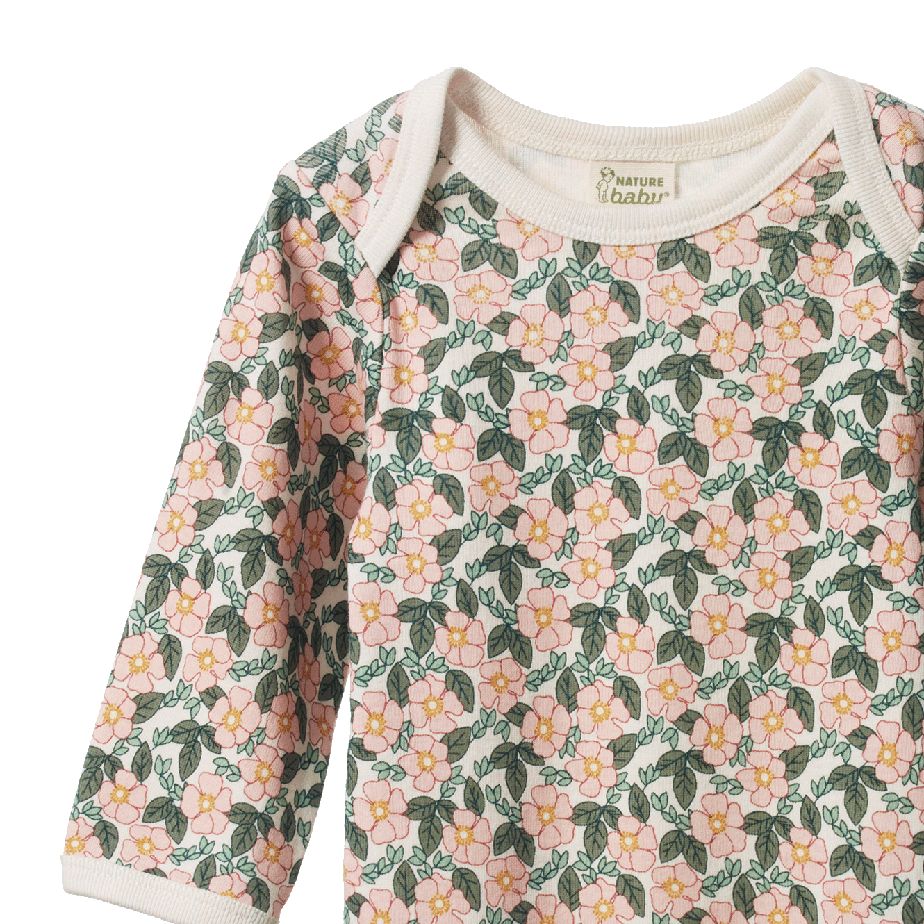 Nature Baby - Cotton Long Sleeve Bodysuit