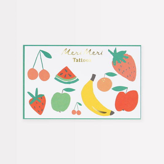 Meri Meri - Fruit Temporary Tattoos