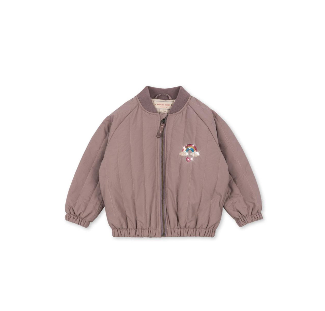 Juno Sequins Bomber Jacket || Twilight Mauve