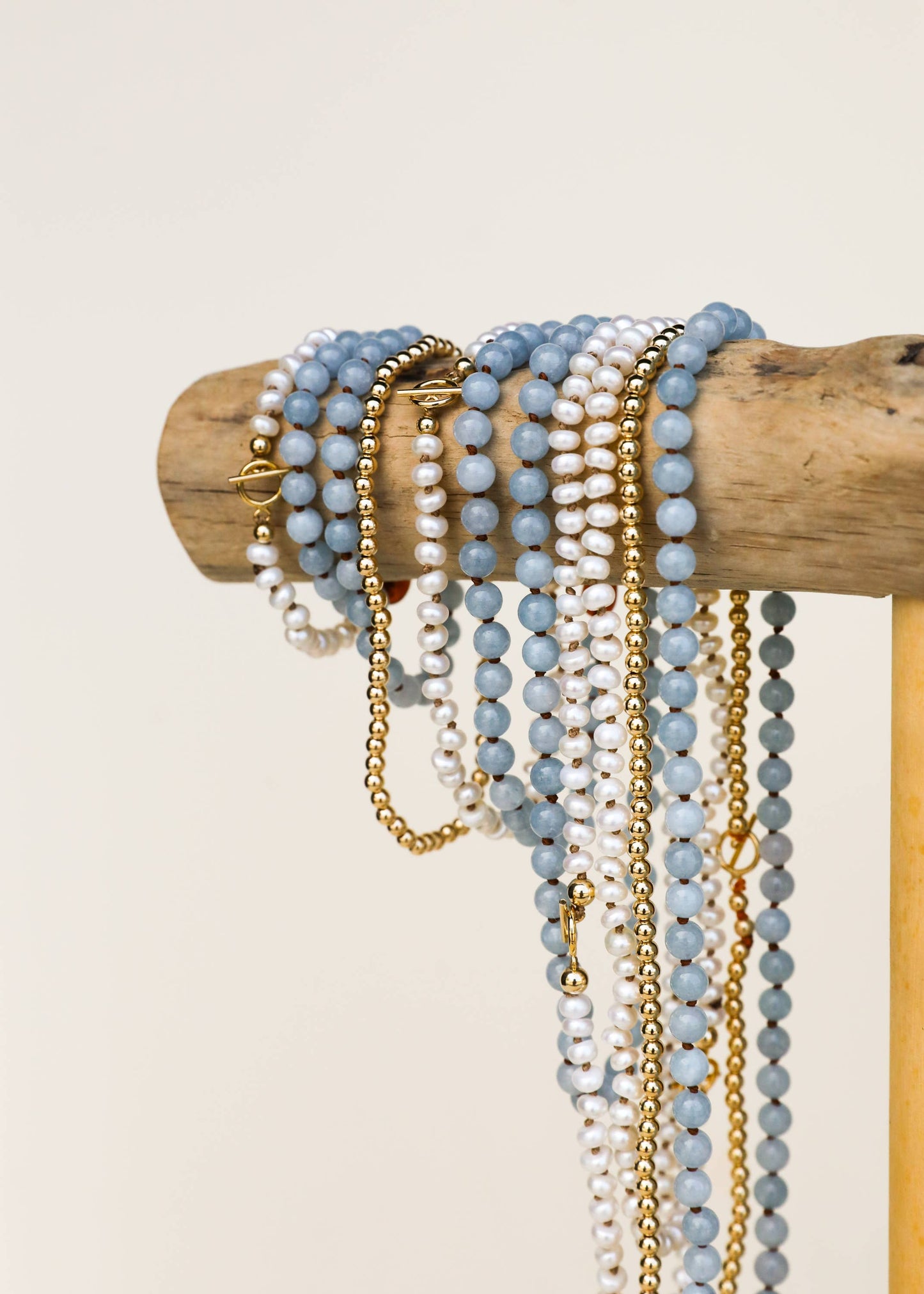 Pure Gemstone + Aquamarine || 13" Necklace