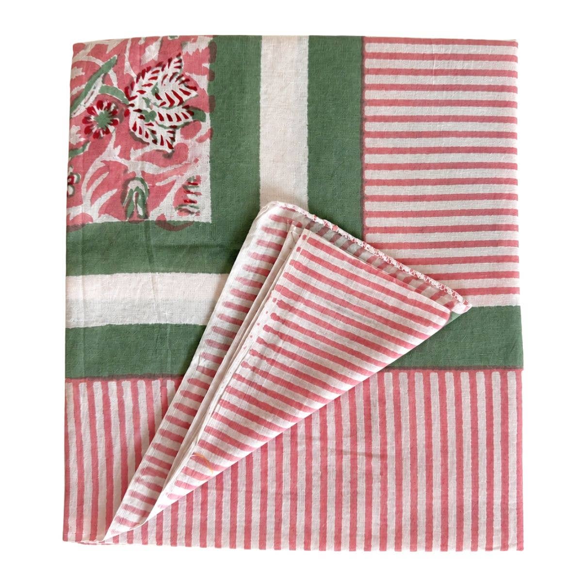 The Fox and The Mermaid - Block Printed Cotton Sarong
