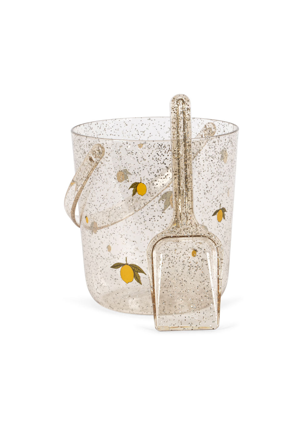 Glitter Lemon Bucket and Shovel