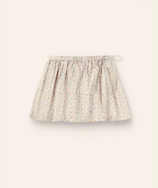 Lenni Skirt | Indigo Bloom Print