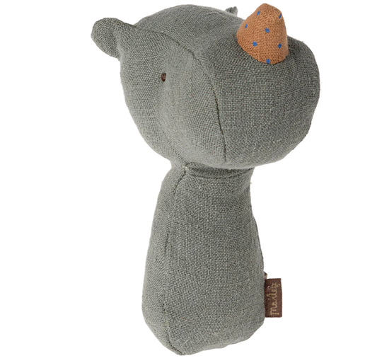 Lullaby Friend Rattles, Rhino - Pine