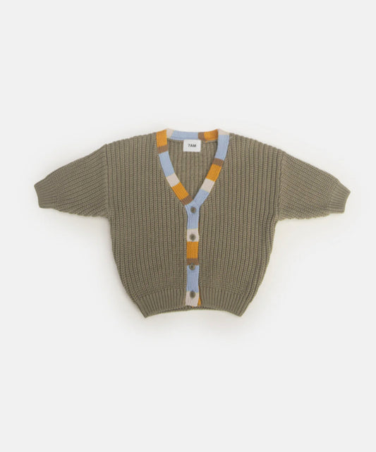 Chunky Cardigan - Olive