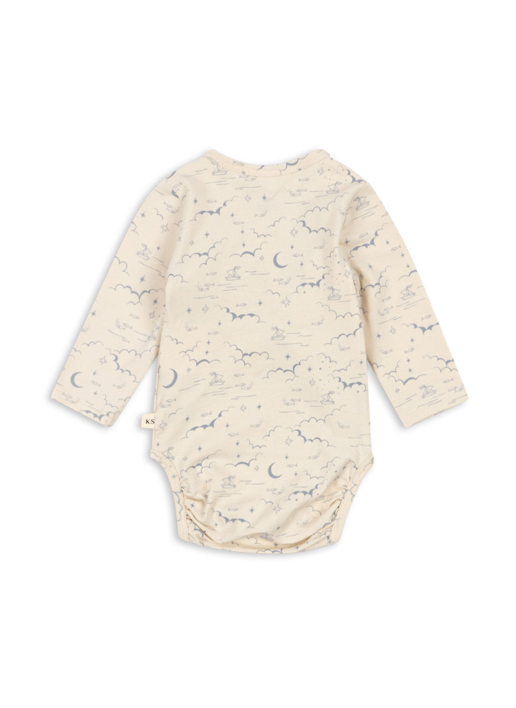 Kimono Onesie -Cielo Marino