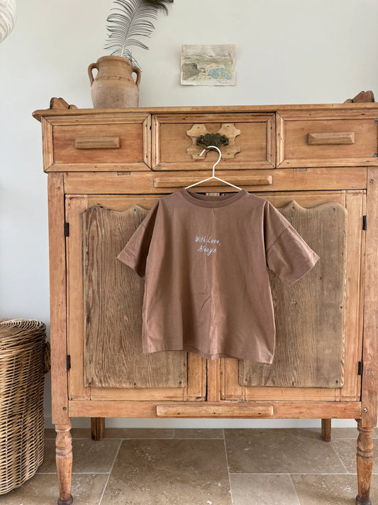 With Love Tee | Choc