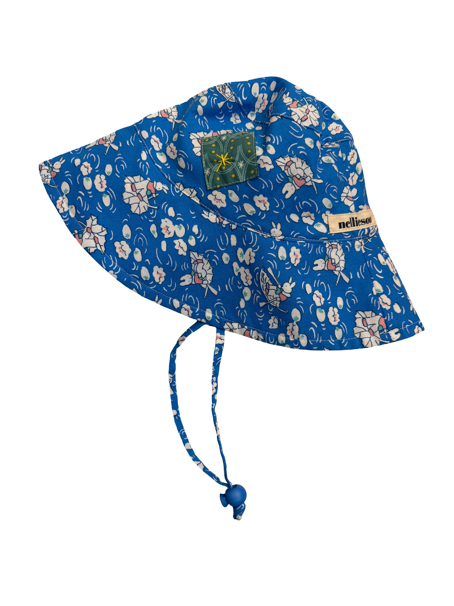 Blue Row Boat Summer Hat