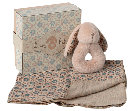 Rabbit Rattle Set - Powder