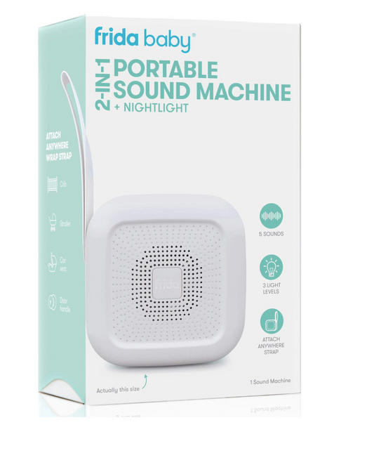 2-in-1 Portable Sound Machine + Nightlight