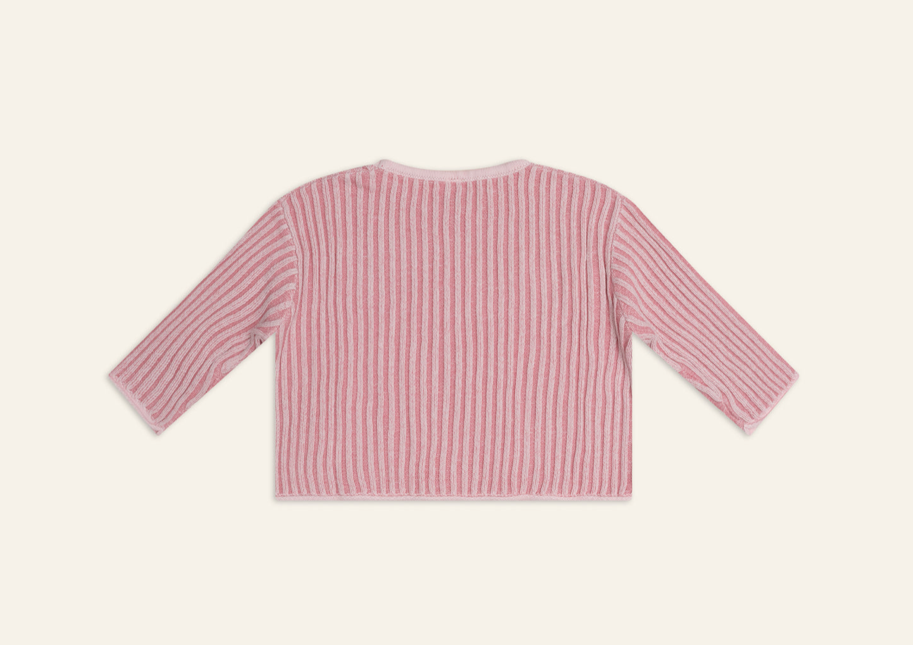 Essential Knit Jumper | Strawberry Stripe