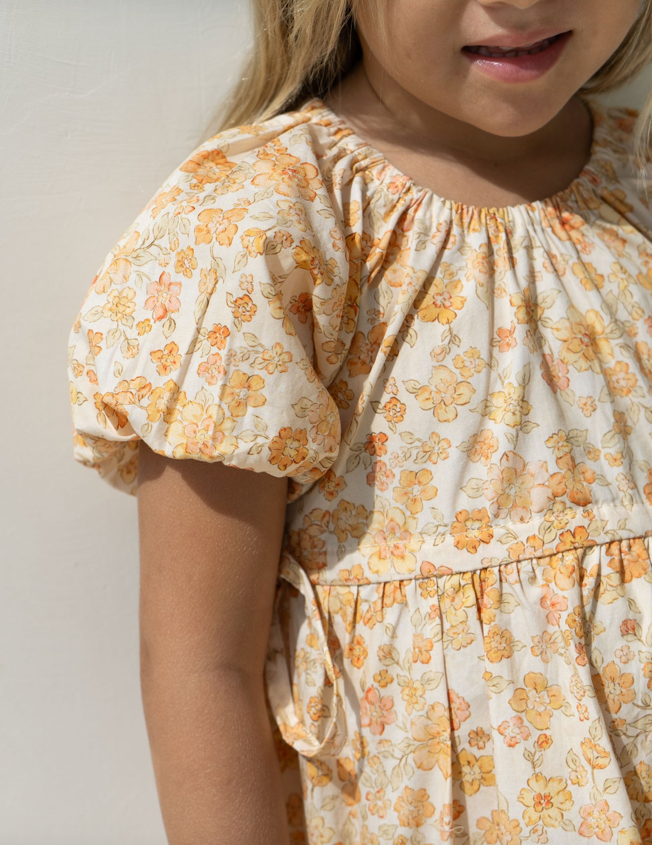 Florence Dress - Buttercup Print