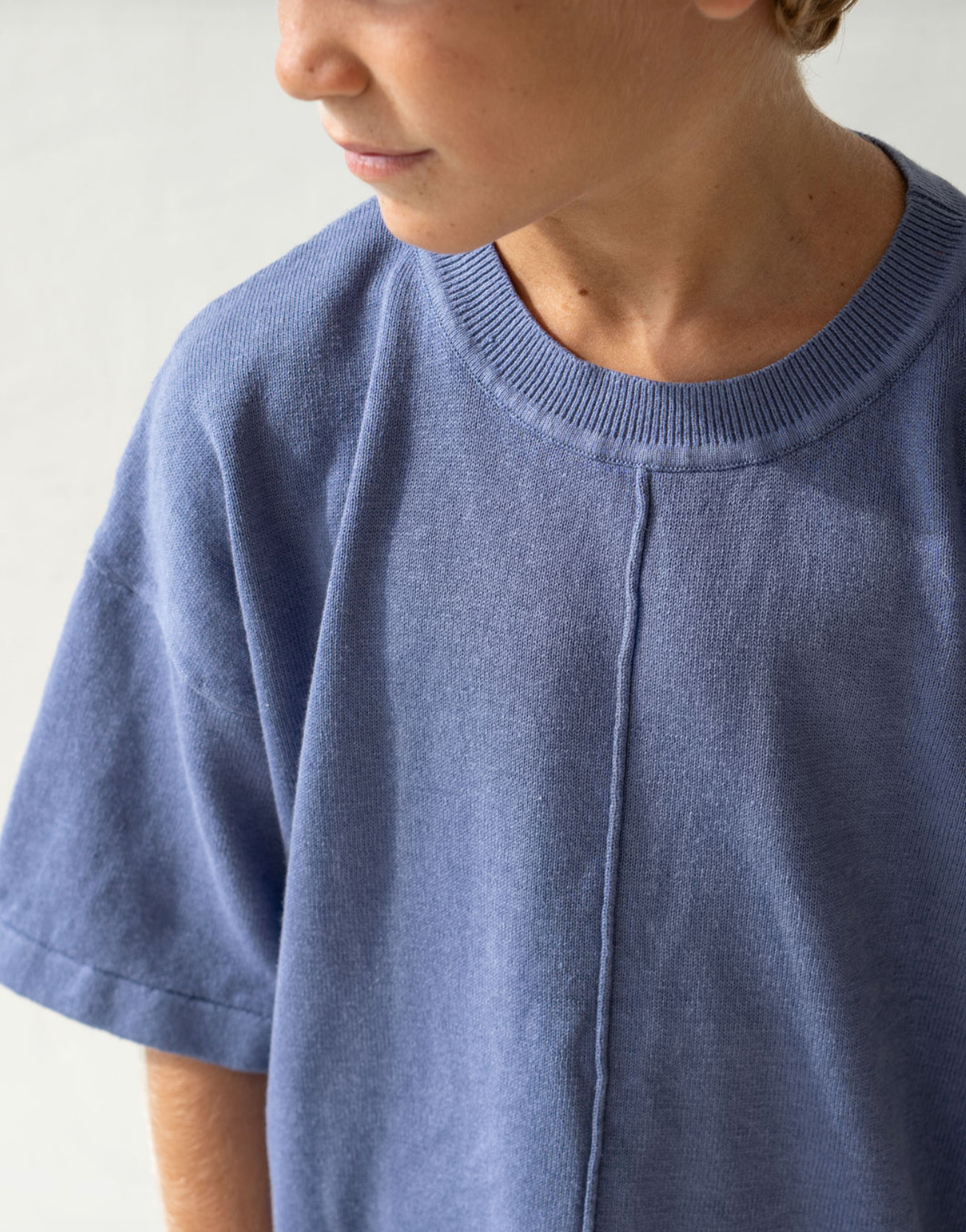 Thin Knit Tee - Dusk