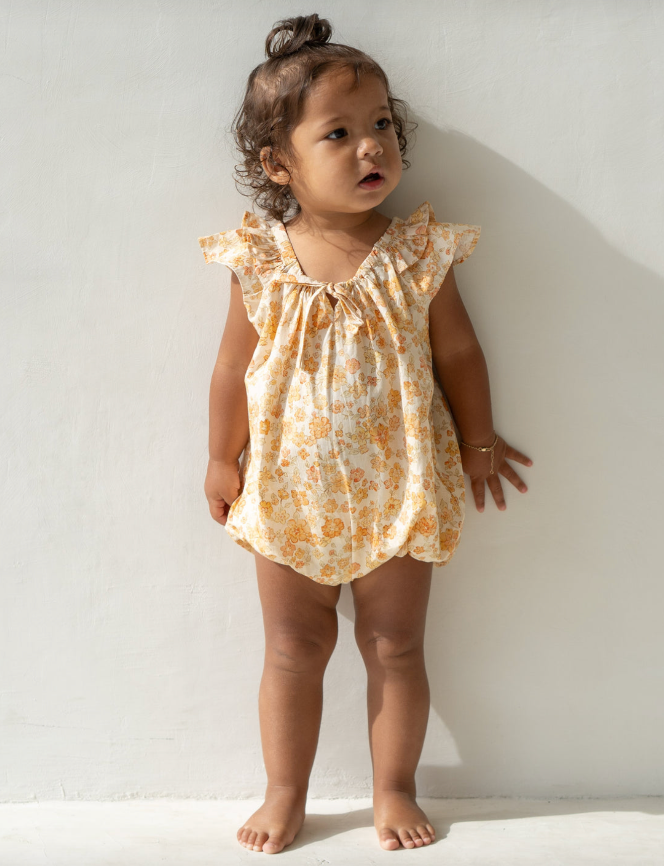 Opie Romper - Buttercup Prints