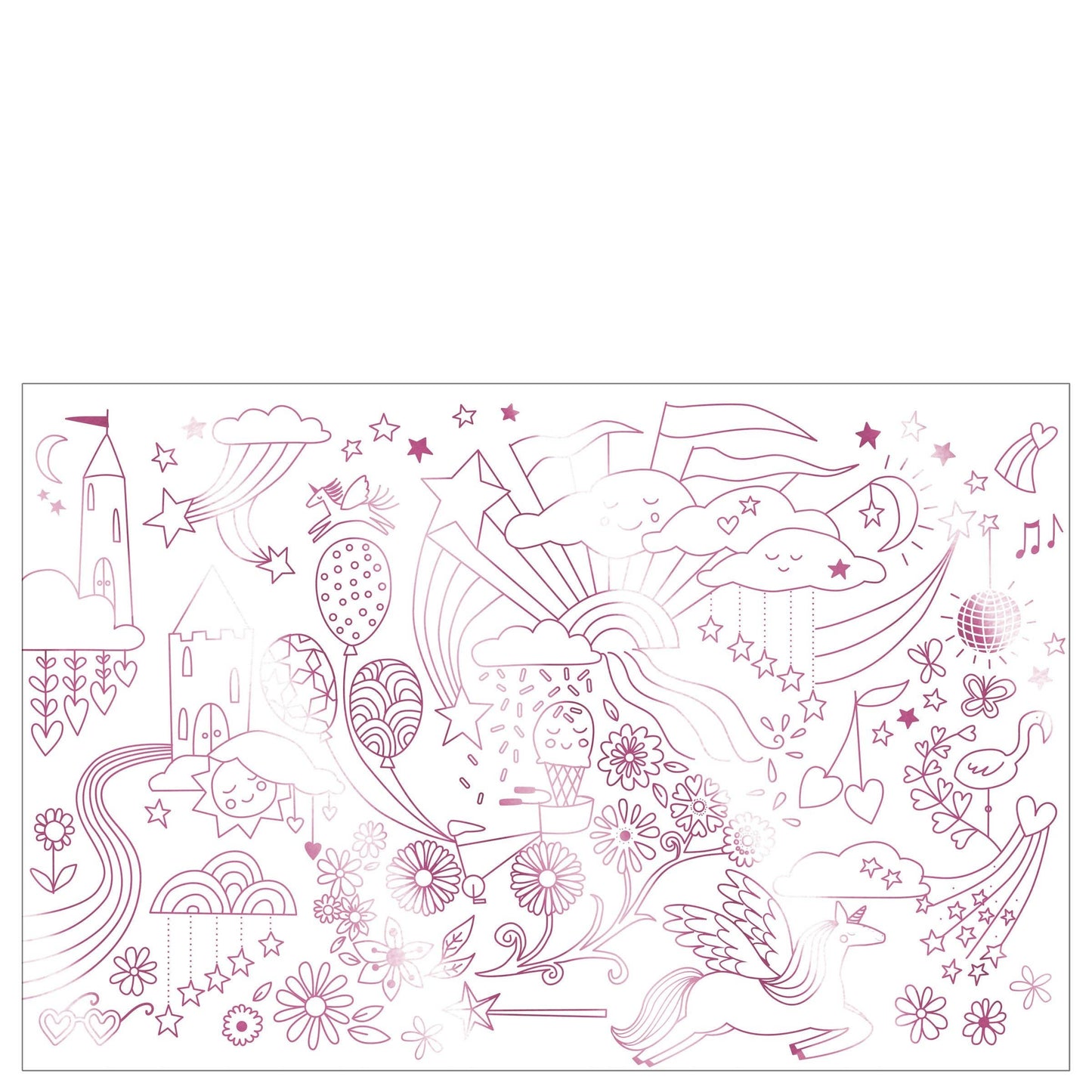 Unicorn Colouring Pages