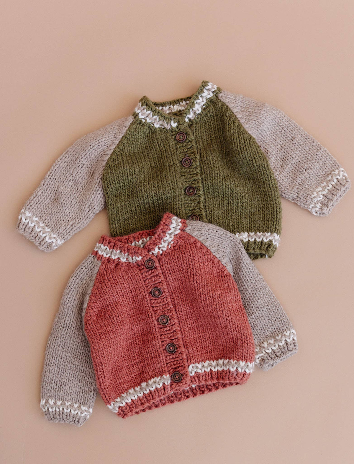 Varsity Cardigan: Moss