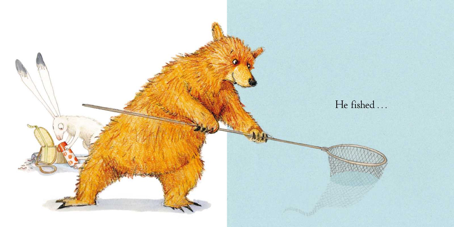 Bear & Hare Go Fishing by Emily Gravett: Hardcover