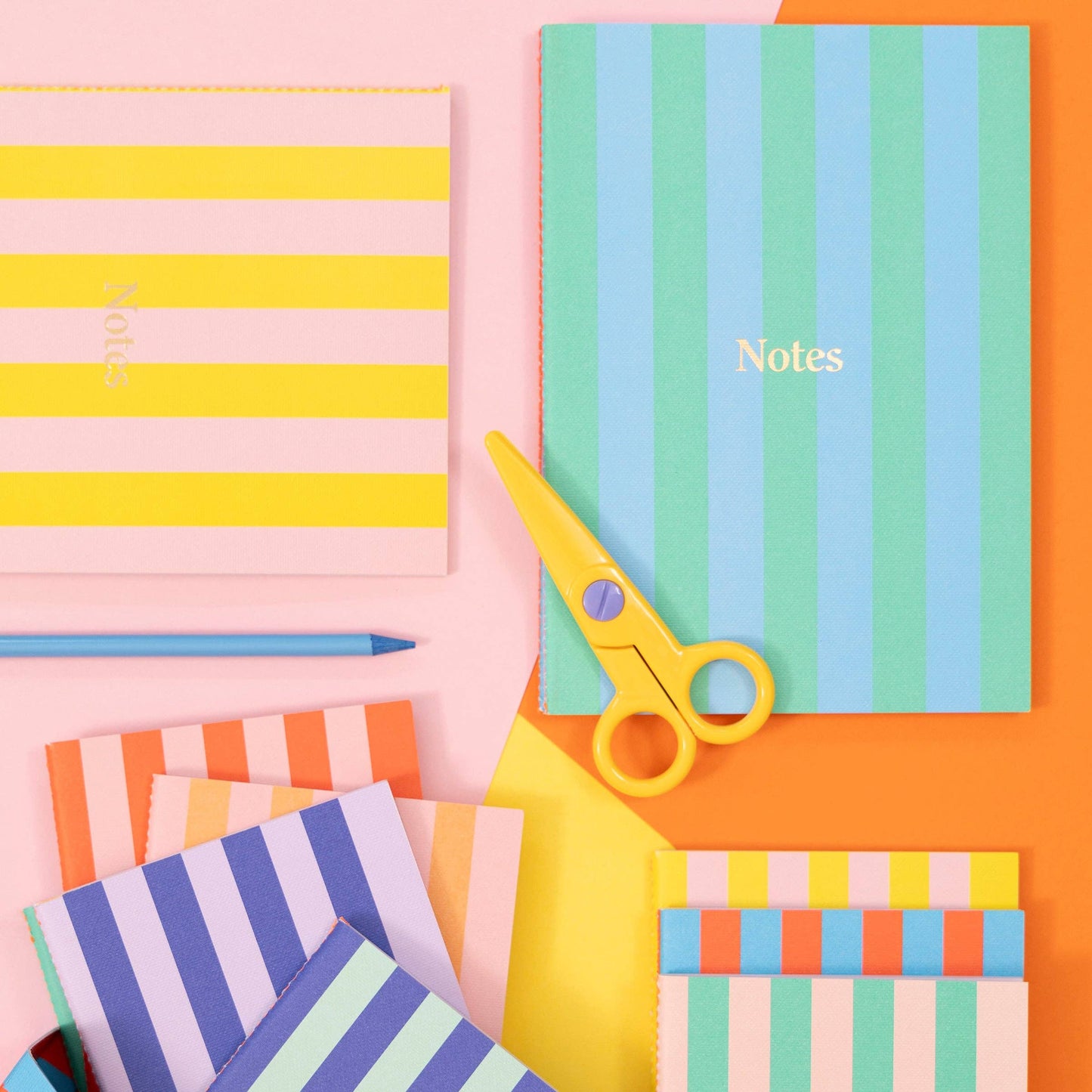 Meri Meri - Striped Softcover Notebook Set
