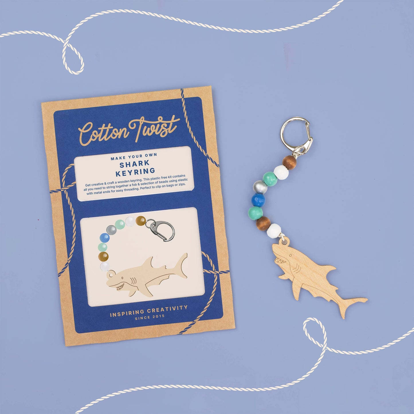 Make Your Own Shark Keyring