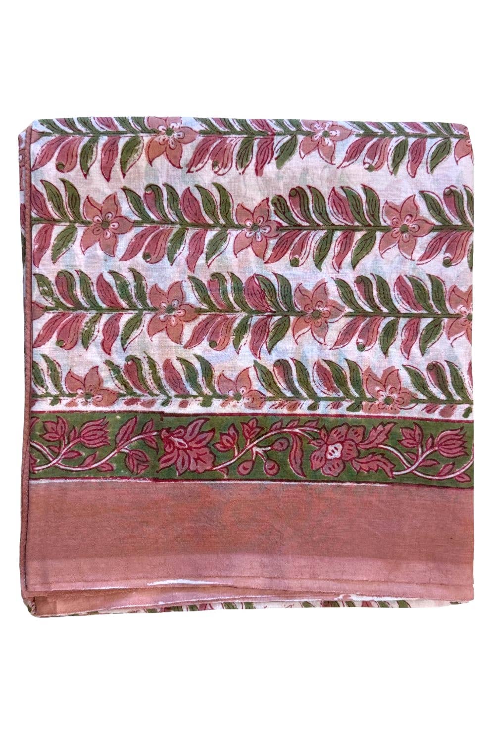 The Fox and The Mermaid - Block Printed Cotton Sarong