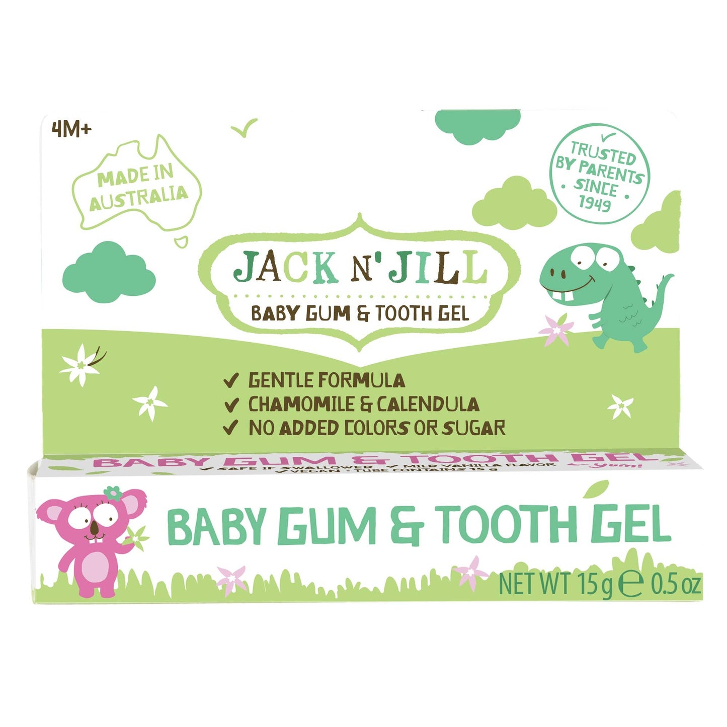 Jack N' Jill Kids & NFco - Jack N' Jill Baby Gum & Tooth Gel 15g