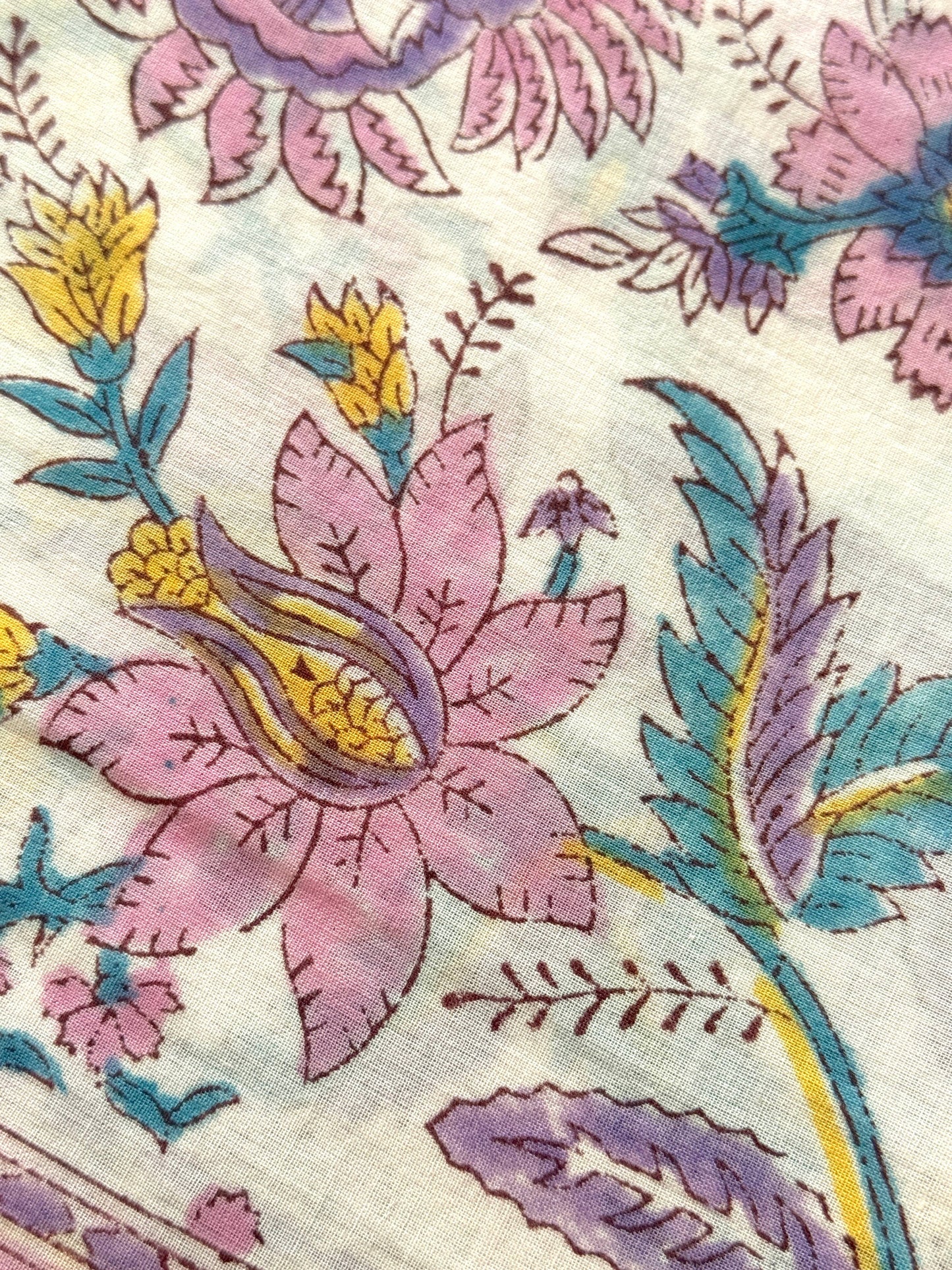 The Fox and The Mermaid - Block Printed Cotton Sarong