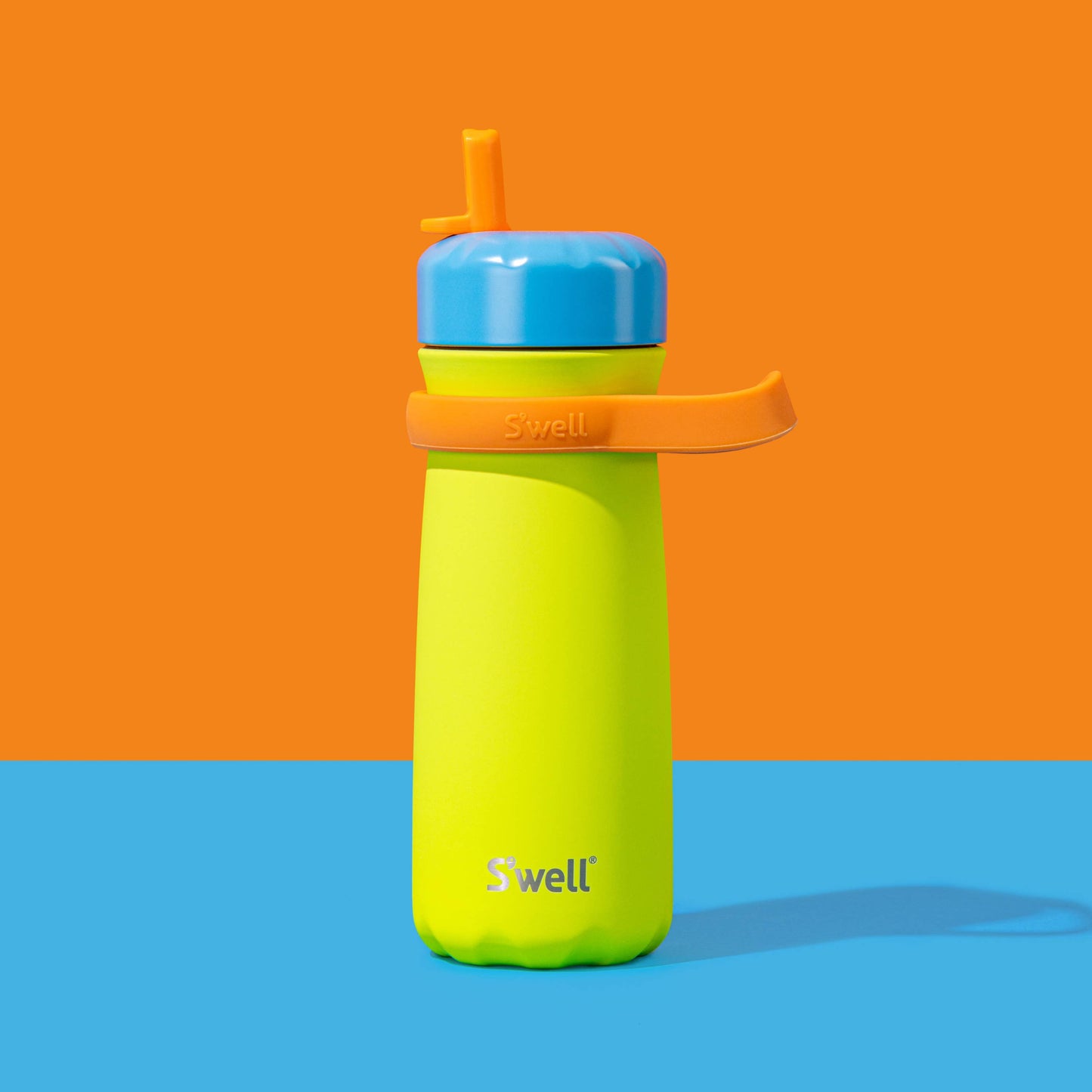 S'well - 16oz Lime Sherbet Traveler with Flip Straw Lid