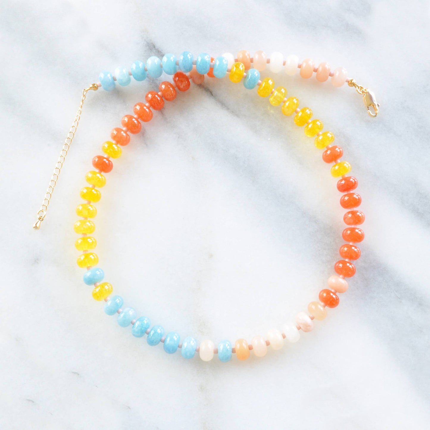 DOWN THE SHORE Chunky Candy Gemstone Necklaces: Cape May