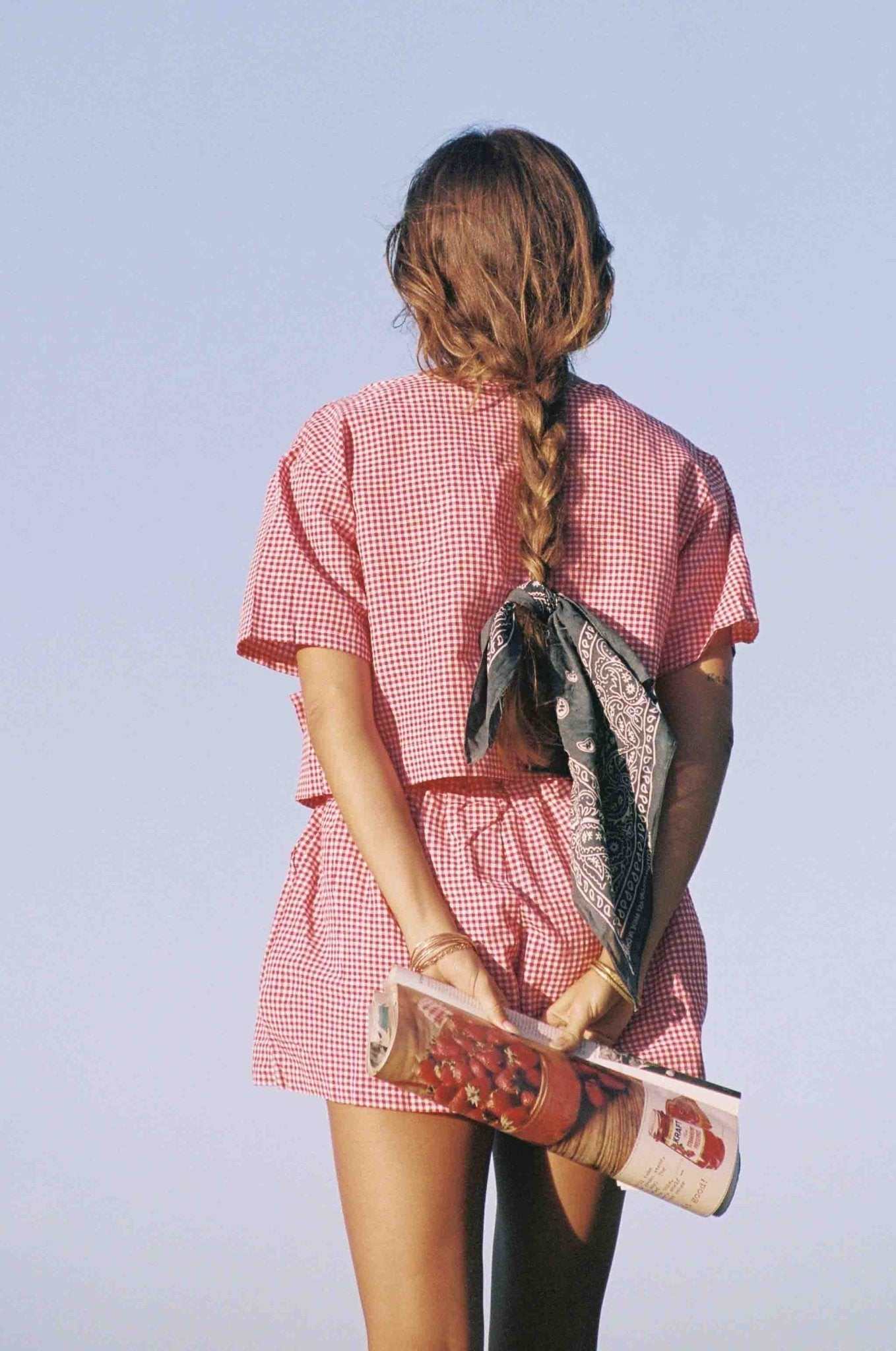 The Dylan Matching Set - Red and White Gingham Set