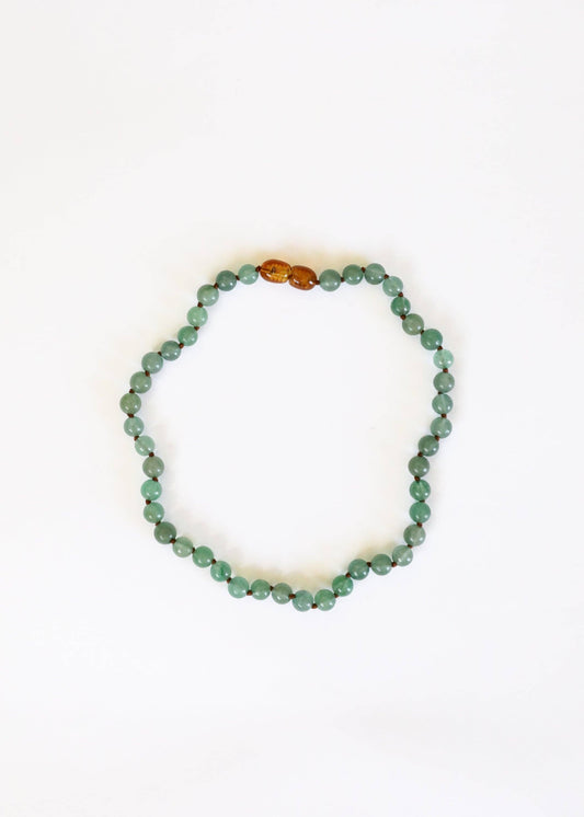 CanyonLeaf - Pure Gemstone + Aventurine || Necklace: 13"