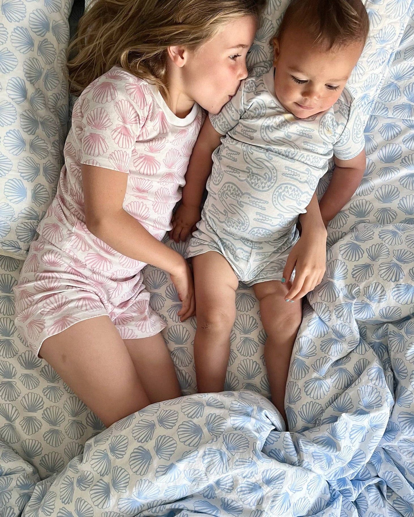 Pajama Set - Scallop | Blush
